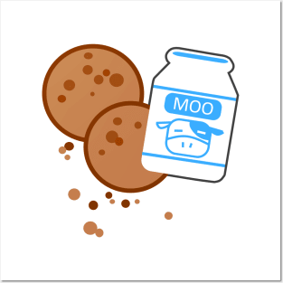 Moo & Cookies Posters and Art